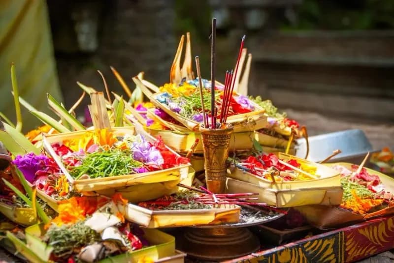 bali ceremony at canva